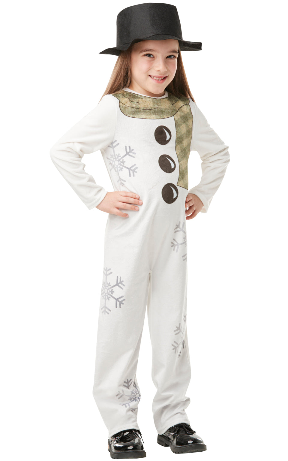 Kids Frosty Christmas Snowman Xmas Nativity Costume