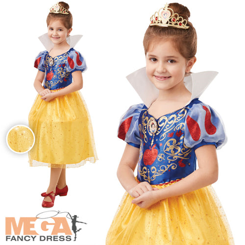Glitter and Sparkle Snow White Girls Costume