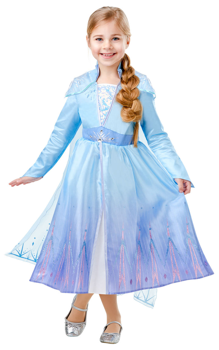 Girls Deluxe Princess Elsa Disney Frozen 2 Costume