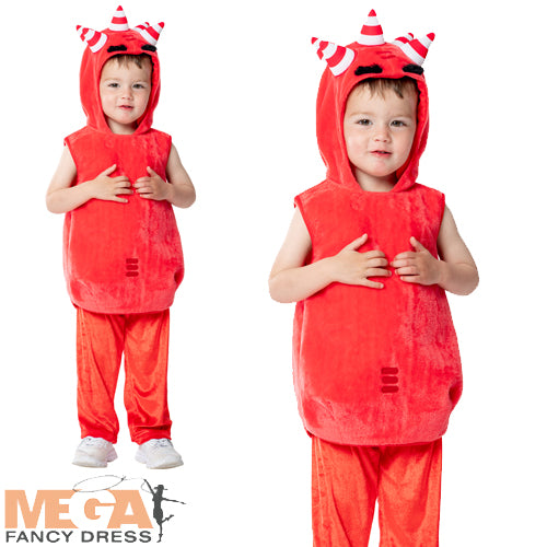 Kids Red Oddbods Fuse Costume