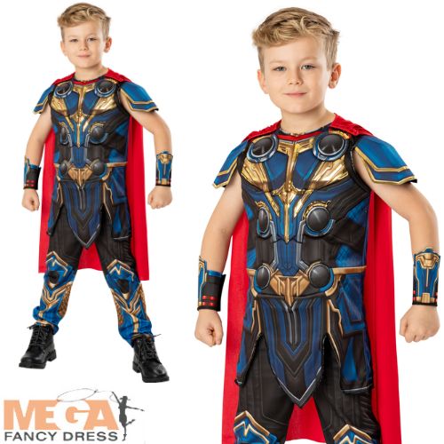 Superhero Licensed Boys Love & Thunder Thor Costume