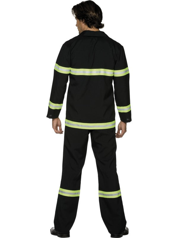 Men's Sexy Fireman Uniform Fire Fighter Fancy Dress Costume