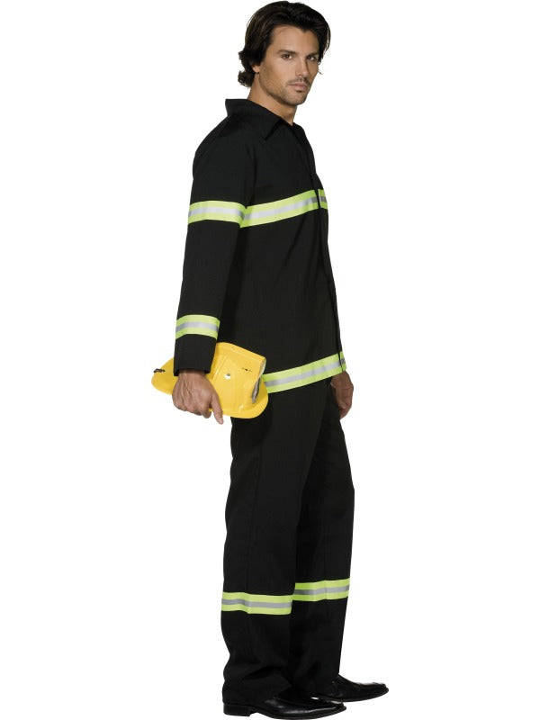 Men's Sexy Fireman Uniform Fire Fighter Fancy Dress Costume