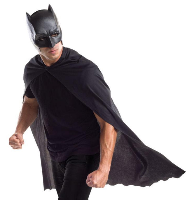 Batman Dawn of Justice Adults Cape with Mask Superhero Attire