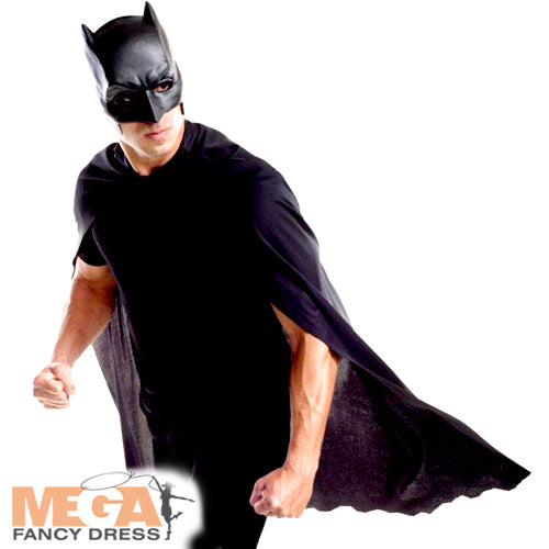 Batman Dawn of Justice Adults Cape with Mask Superhero Attire