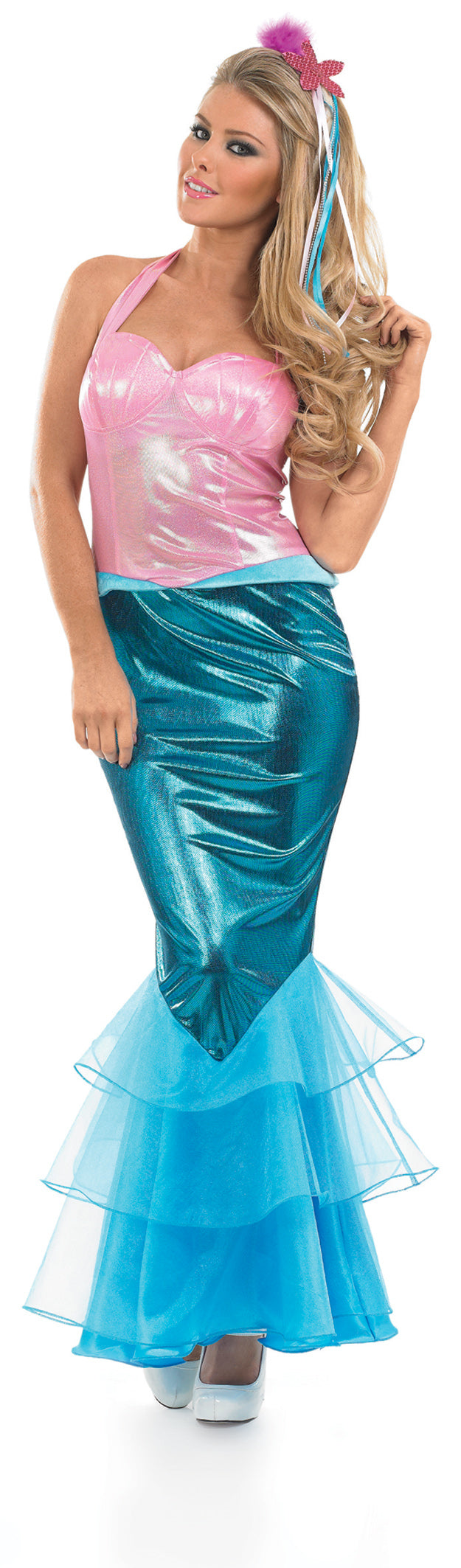 Ladies Sexy Mermaid Fairytale Fancy Dress Costume