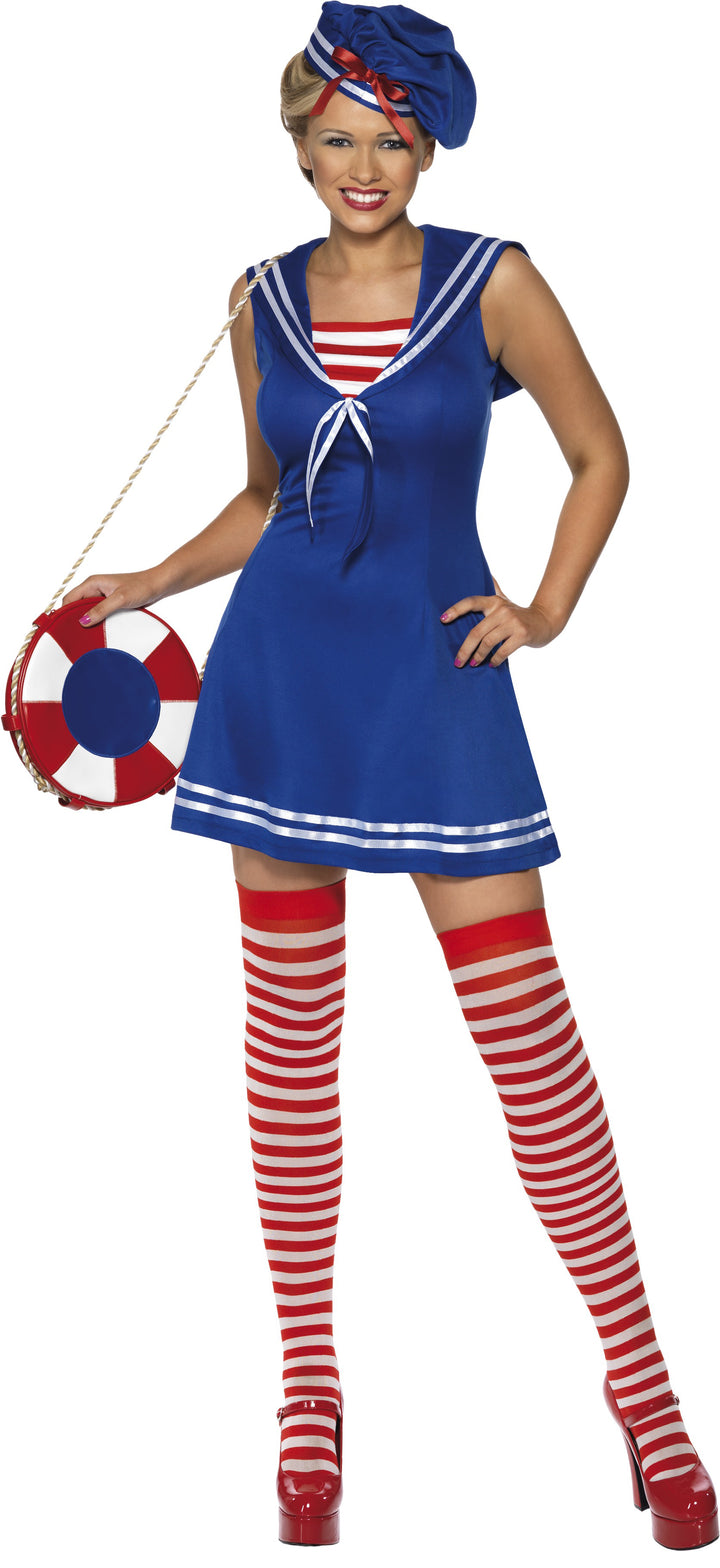 Ladies Sea Military Navy Uniform Sailor Cutie Fancy Dress Costume