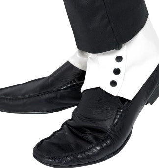 White Spats Adults Costume Accessory