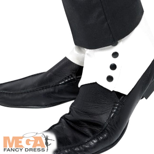 White Spats Adults Costume Accessory