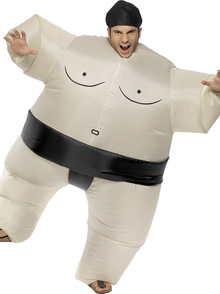 Sumo Wrestler Adults Costume Sport Fancy Dress