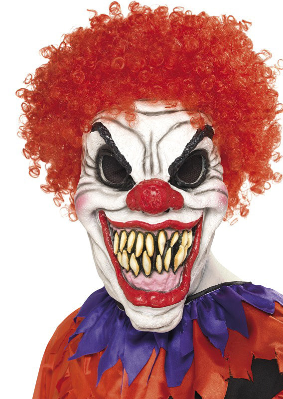 Men's Scary Clown Mask Halloween Circus Horror Fancy Dress Costume Accessory