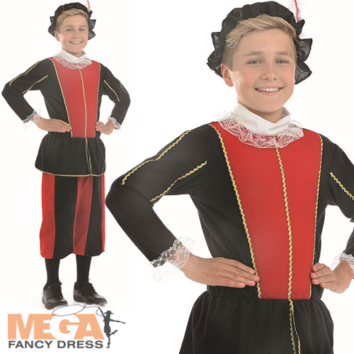 Historical Boys Tudor Fancy Dress Costume
