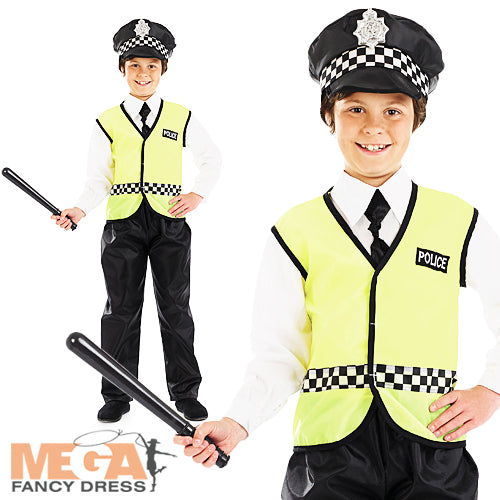 Professional Boys Policeman Costume