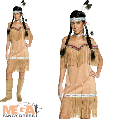 Native American Western Indian Lady Costume