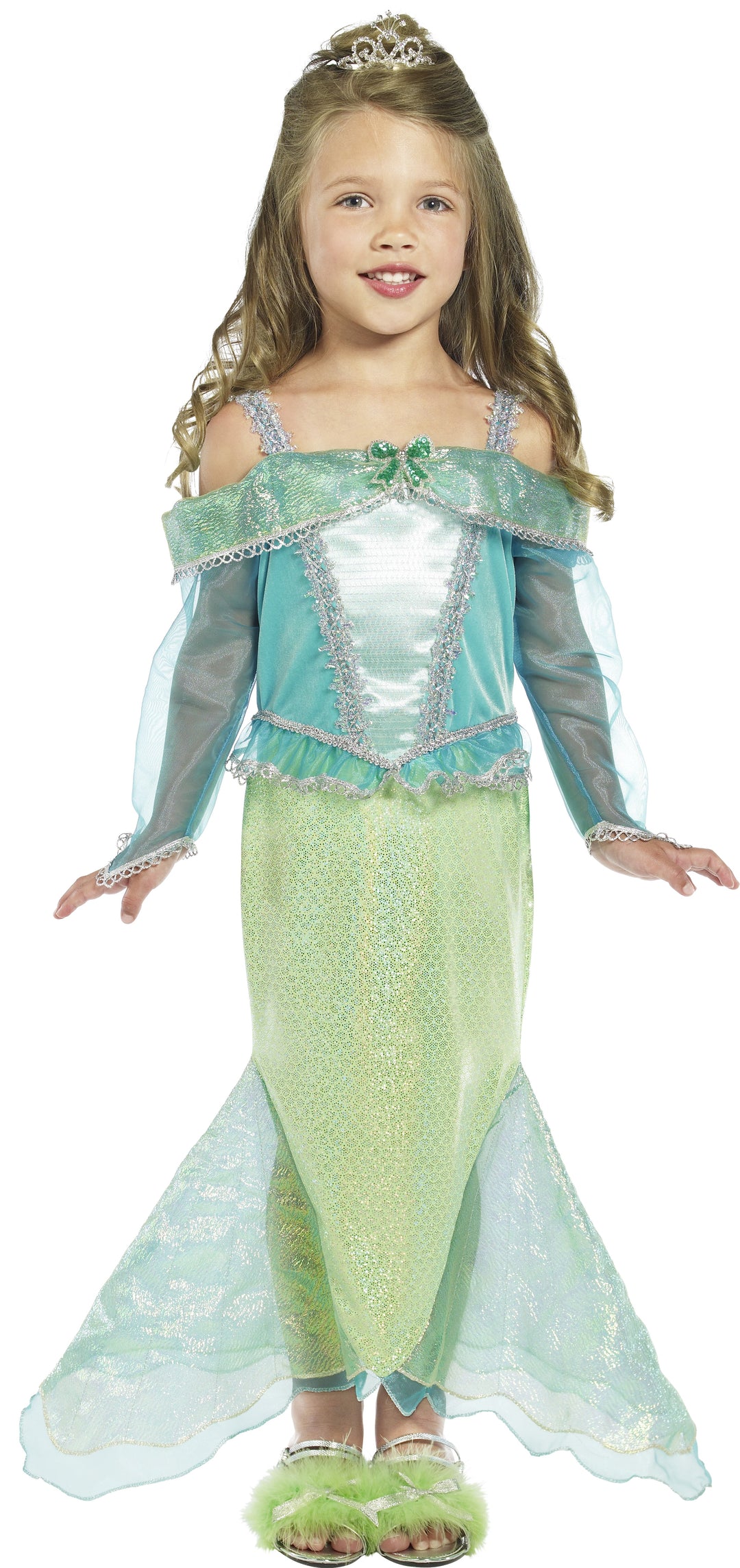 Girls Little Mermaid Princess Fairy Tale Book Character Costume