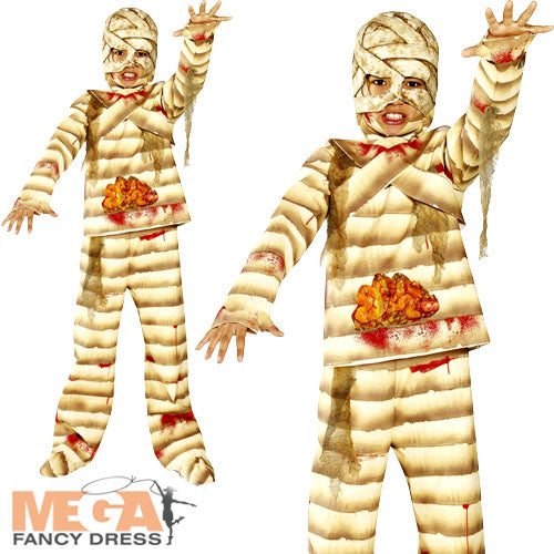 Gusty Mummy Kids Costume Halloween Fancy Dress