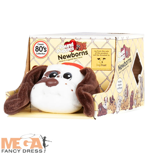 Pound Puppies Newborns Wave 2 - White/Brown Spots