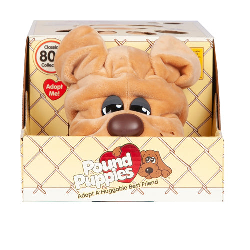 Pound Puppies Light Brown Rumple Skin Toy