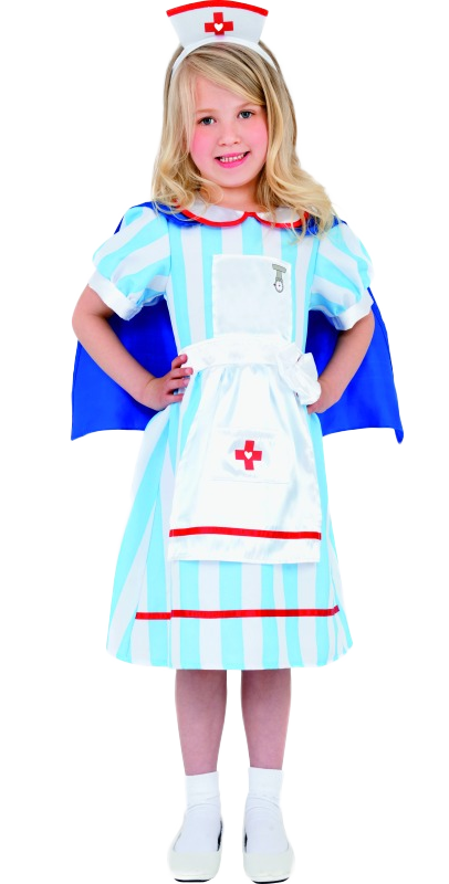 Classic Vintage Nurse Fancy Dress Costume