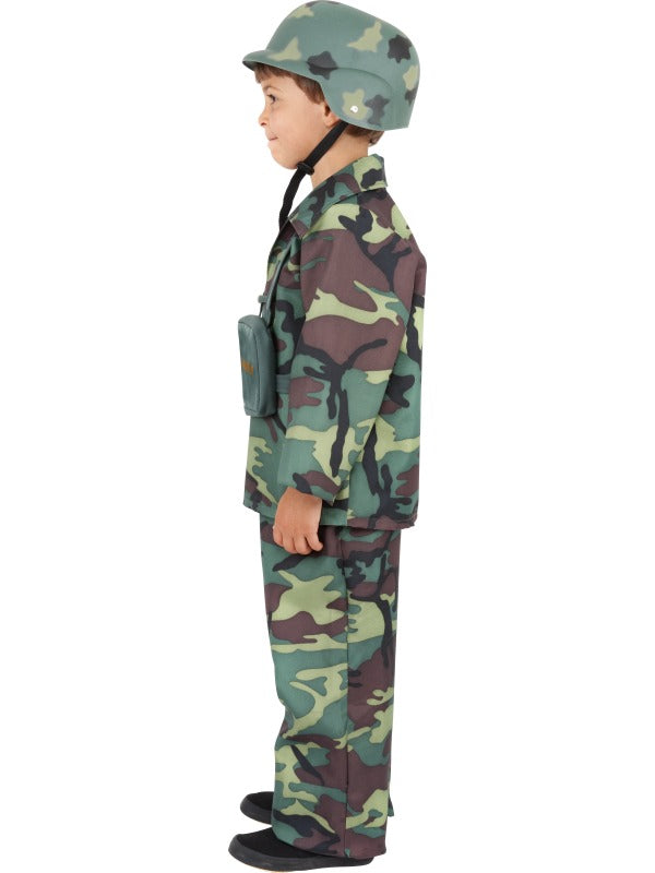 Boys Army Toy Soldier Camouflage Uniform Costume