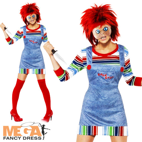 Horror Chucky Halloween Fancy Dress Costume