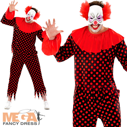 Frightening Scary Clown Men's Costume