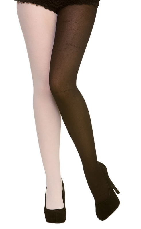 Black and White Ladies Tights Sophisticated Hosiery