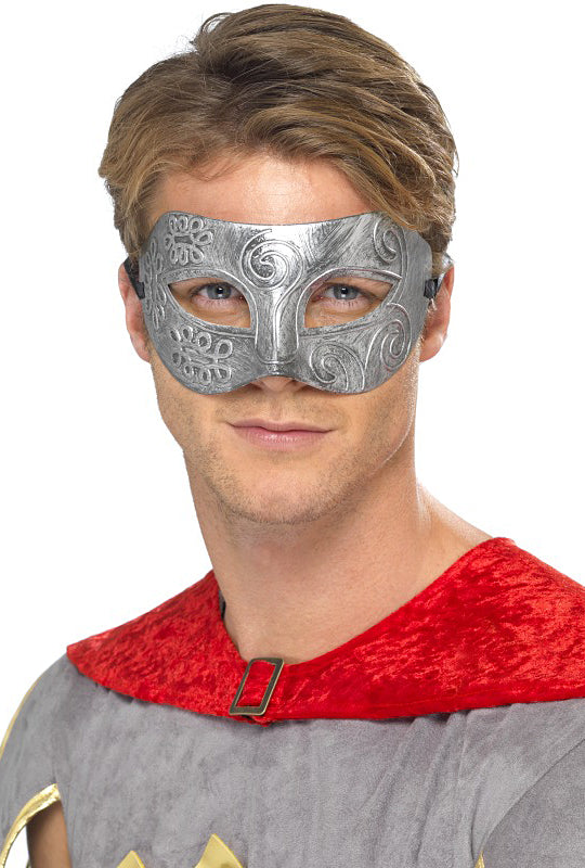Metallic Warrior Colombina Eyemask Masquerade Accessory