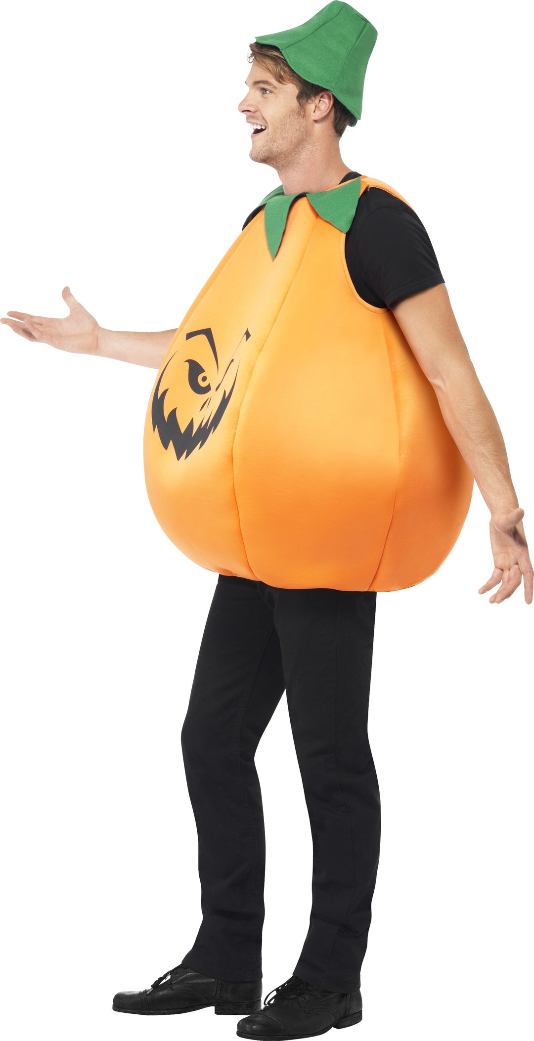 Orange Pumpkin Novelty Halloween Fancy Dress Costume Unisex