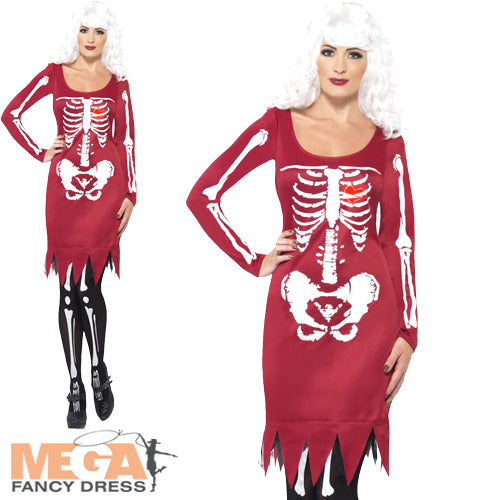 Ladies Beauty Bones Day of the Dead Halloween Costume