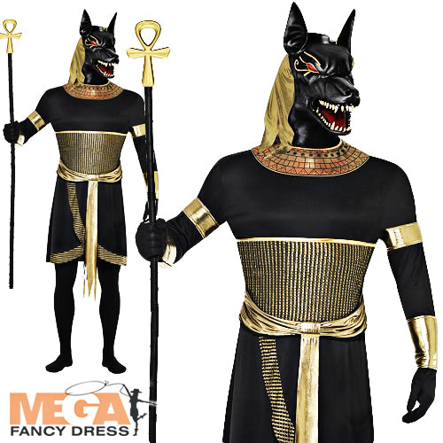 Men's Ancient Egyptian Anibus The Jackal Halloween Costume
