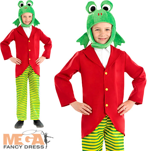 Boys Mr Frog Animal Toad World Book Day Costume