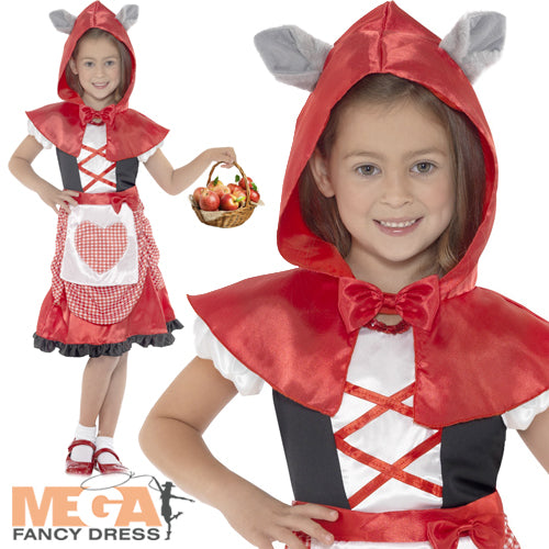 Classic Girls Miss Hood Fairy Tale Costume