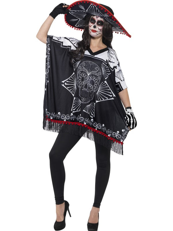 Day of the Dead Bandit Costume for Adults Cultural Outfit