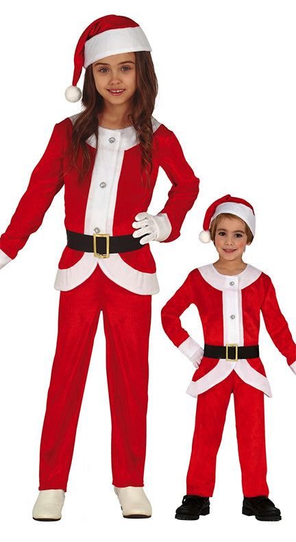 Kids Santa Claus Costume Christmas Fancy Dress