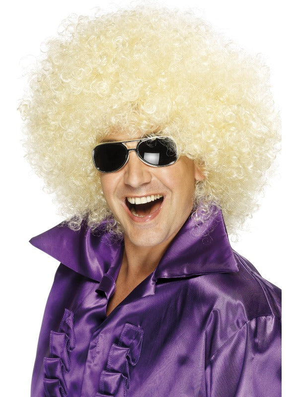 Adults 70s Huge Blonde Afro Wig