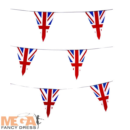 Union Jack Triangle Bunting British Flag Decoration