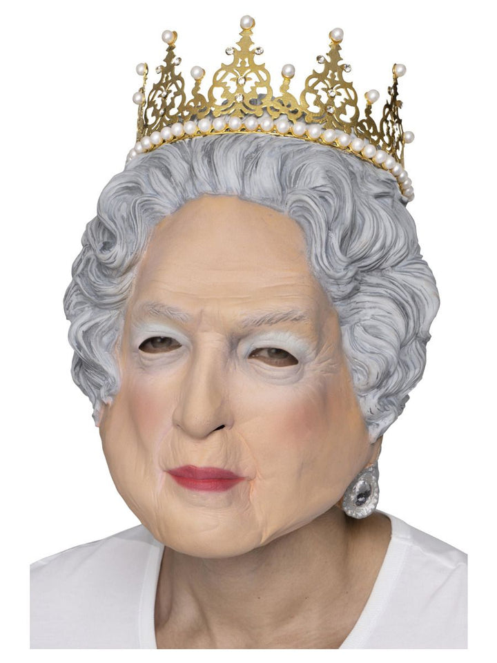 British Royal The Queen Latex Mask Platinum Jubilee Costume Accessory