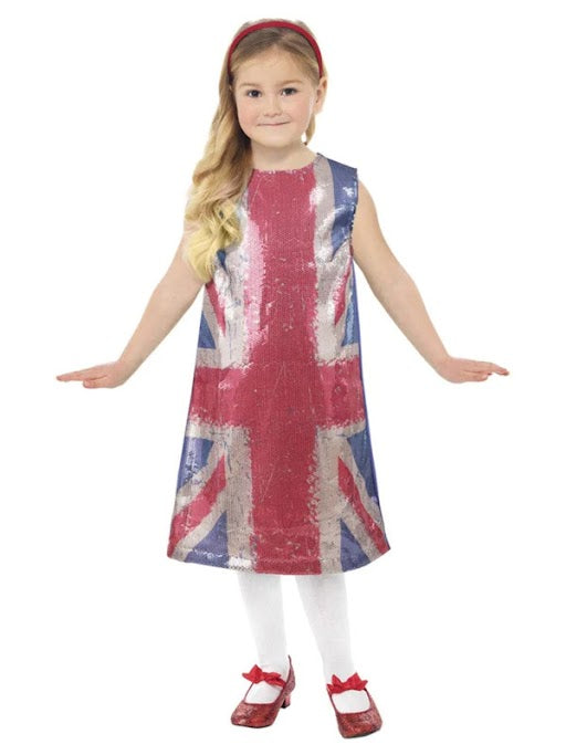 Glamorous Union Jack All That Glitters Dress