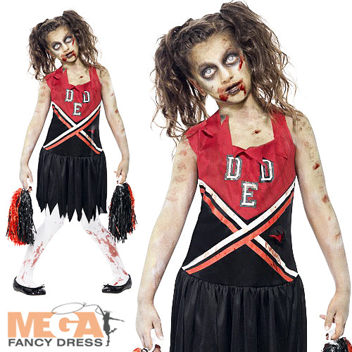 Terrifying Zombie Cheerleader Fancy Dress