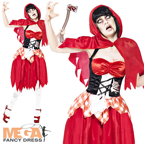 Horrifying Zombie Hooded Beauty Costume