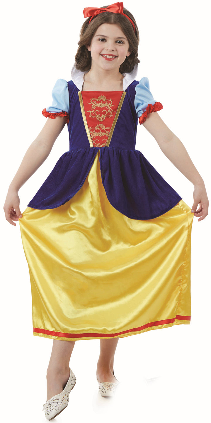 Girls Snow White Fairy Tale Princess World Book Day Costume