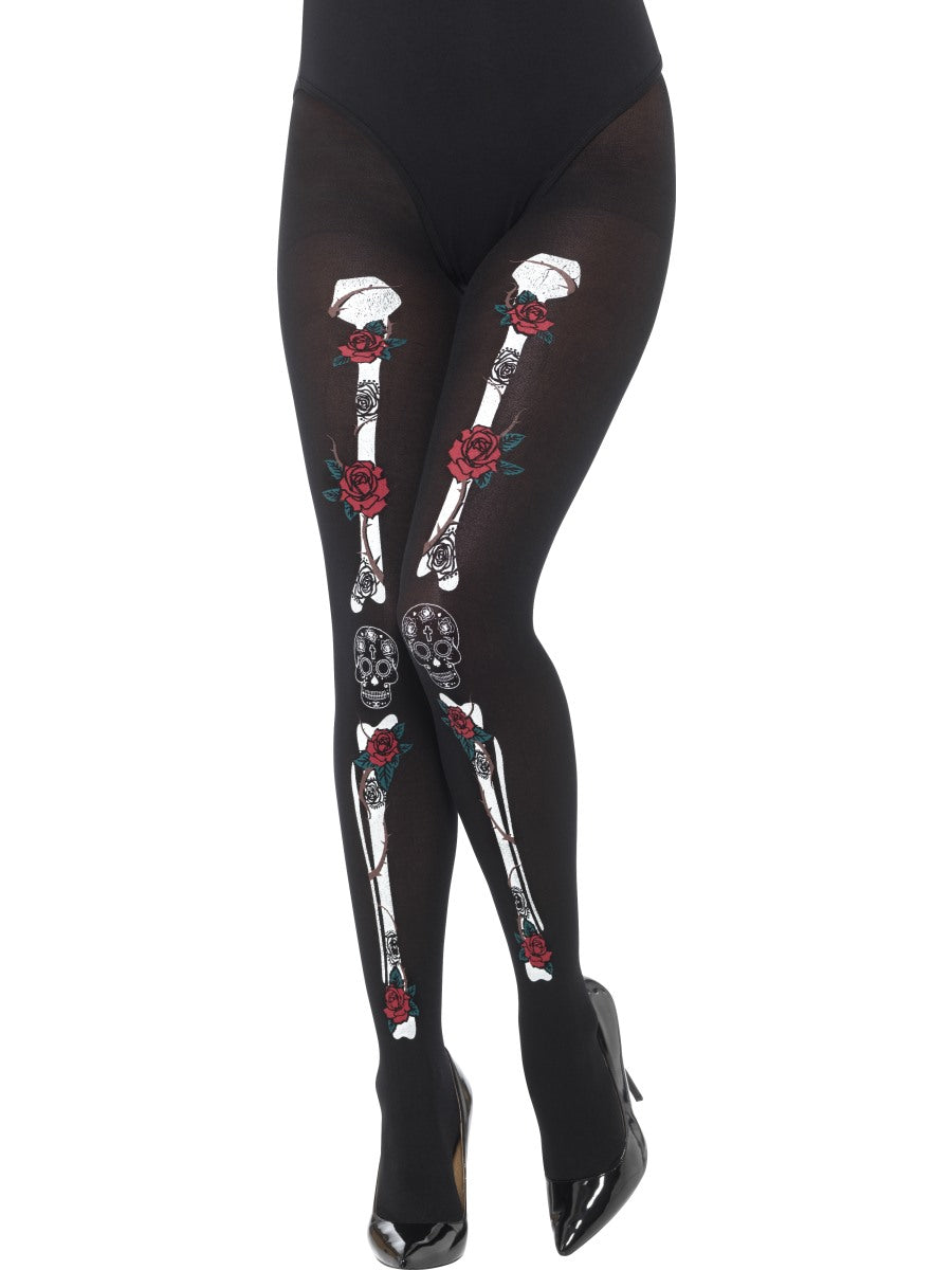 Day of the dead leggings uk sale