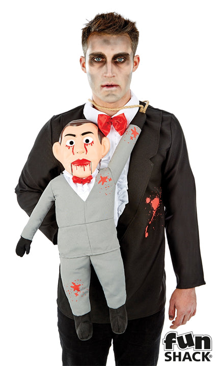 Mens Ventriloquist & Dummy Entertainer Costume