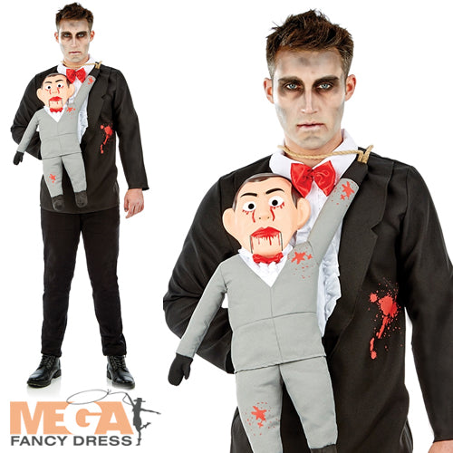 Mens Ventriloquist & Dummy Entertainer Costume