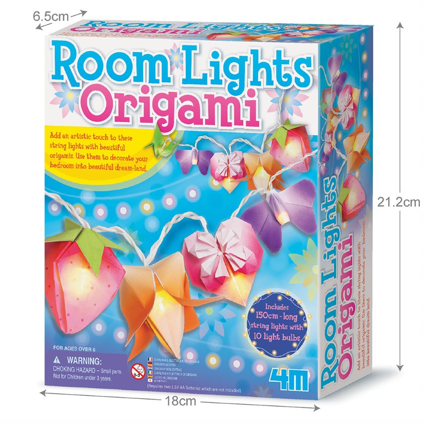 4M Create Your Own Origami Lights Craft Kit