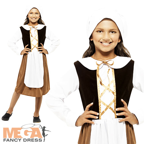 Historical Kids Tudor Girl Fancy Dress