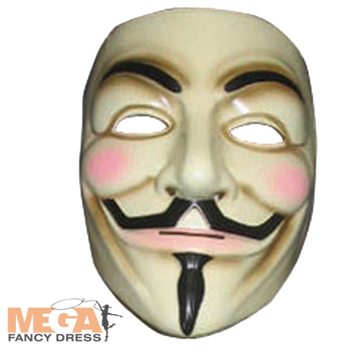 Black V for Vendetta Mask