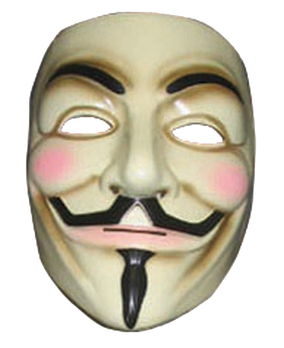 Black V for Vendetta Mask