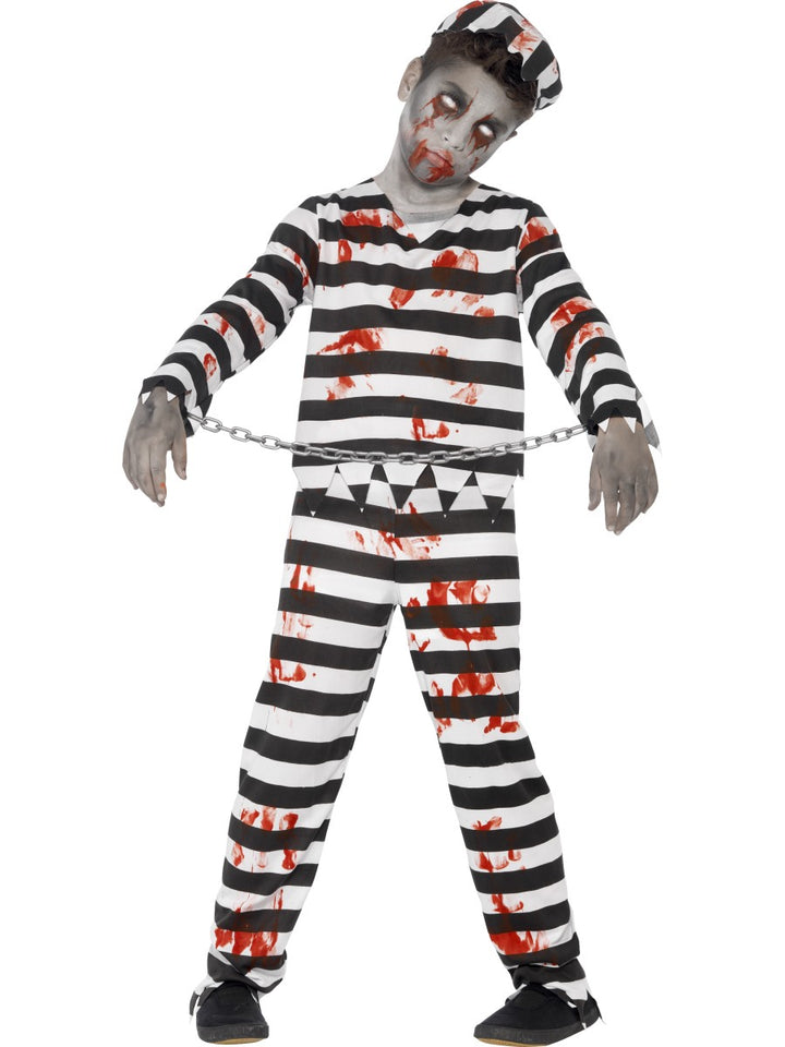 Horrifying Zombie Convict Costume